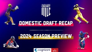 2024 MLC Domestic Player Draft & Season Preview