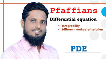 Pfaffian Differential equation #partial_differential_equation #different_methods_of_pfaffian #pde