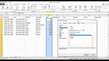 Excel Ders Listeleme Gelişmiş Filtre Makro ile Butonlara Atama