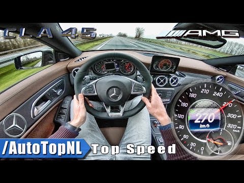 Mercedes AMG CLA 45 AUTOBAHN POV | ACCELERATION & TOP SPEED 270km/h By AutoTopNL