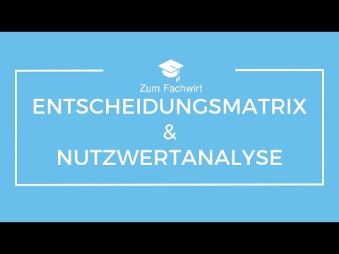 Video: Welche Entscheidungstechniken gibt es?