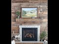 Install a fireplace mantel in under 5 minutes