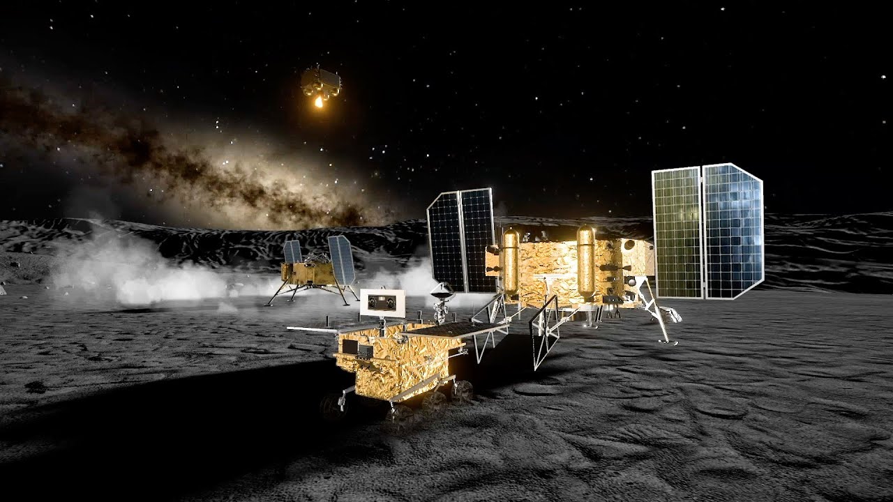 China aims to build international lunar research station by 2035 - YouTube