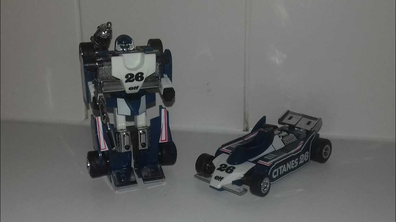ダイアクロン　No.16 F1 リジェ JS11 ダイアクロン カーロボット No 16 F-1 リジェJS11 レッドバージョン