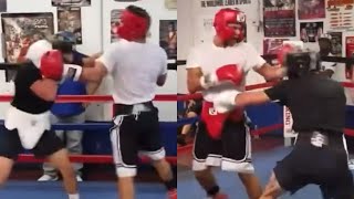 (LEAK) Teofimo Lopez TEARS UP Rolly Romero in SPARRING nearly KNOCKED OUT Rolando