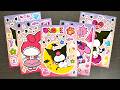 [paper diy] Kuromi Dress Up with Sanrio, My Melody, Hello Kitty, Cinnamoroll &amp; Friends | ASMR
