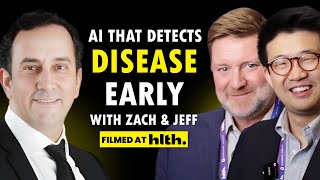 Zach & Jeff, Co-Founders of Optain Health at HLTH2025 with Ian Khan