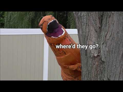 t-rex-dinosaur-suit-prank-on-dog!