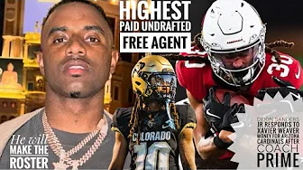Deion Sanders Jr RESPONDS To Xavier Weaver 225k With Arizona Cardinals After Coach Prime 🤯 thumbnail