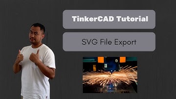 TINKERCAD TUTORIAL - How to export SVG files from TINKERCAD