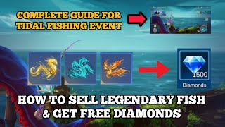 HOW TO SELL LEGENDARY FISH & GET FREE DIAMONDS | COMPLETE GUIDE FOR THE EVENT | #mlbb #mobilelegends