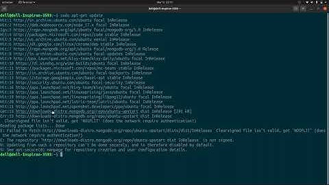 sudo apt get update error