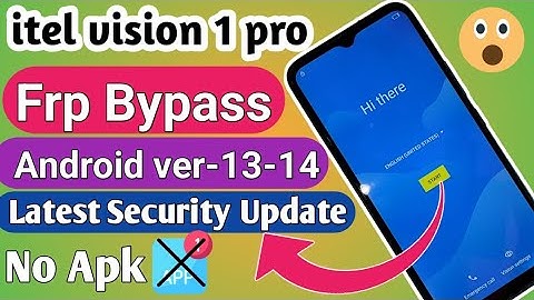 itel vision 1 pro frp bypass // itel l6502 frp bypass
