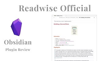 Obsidian: Readwise Official (English) 40-07