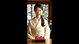 fresh cherries | Kimono Beauty Introduces a Japanese Specialty from Yamagata #Shorts