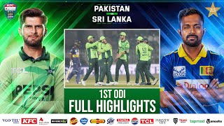 Full Highlights Pakistan Vs Sri Lanka Odi Series 2025 1St Odi Pcb M2S1U