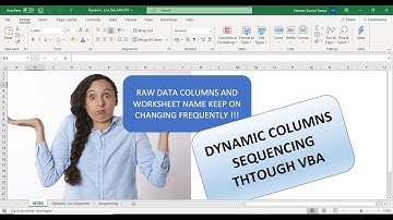Excel VBA Tips - How to Quickly Rearrange Column Order in Excel VBA | Dynamic Column Sequencing VBA|