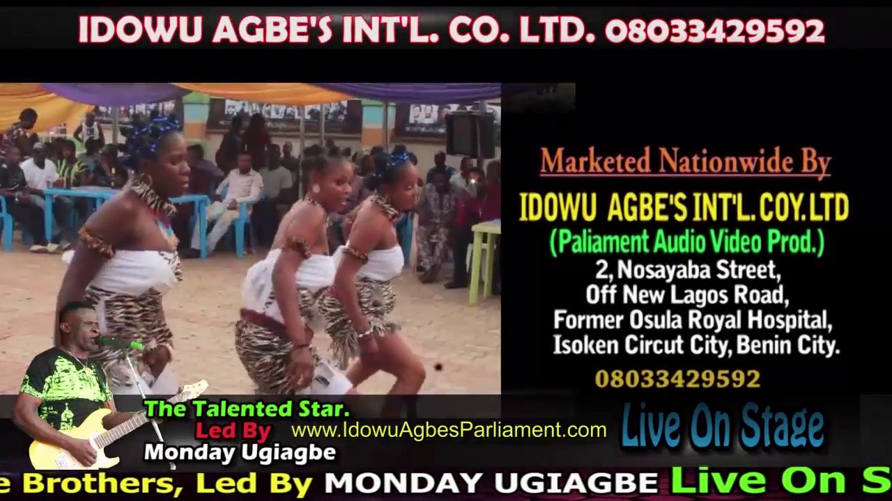 The Talented Star (Monday Ugiagbe) Live On Stage Edo Music Live On