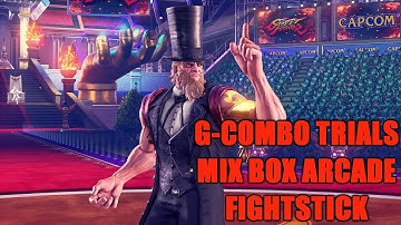 STREET FIGHTER 5 G-COMBO TRIALS Mix Box Arcade Fight Stick 1080p 60fps