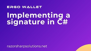 Implementing a signature in C#