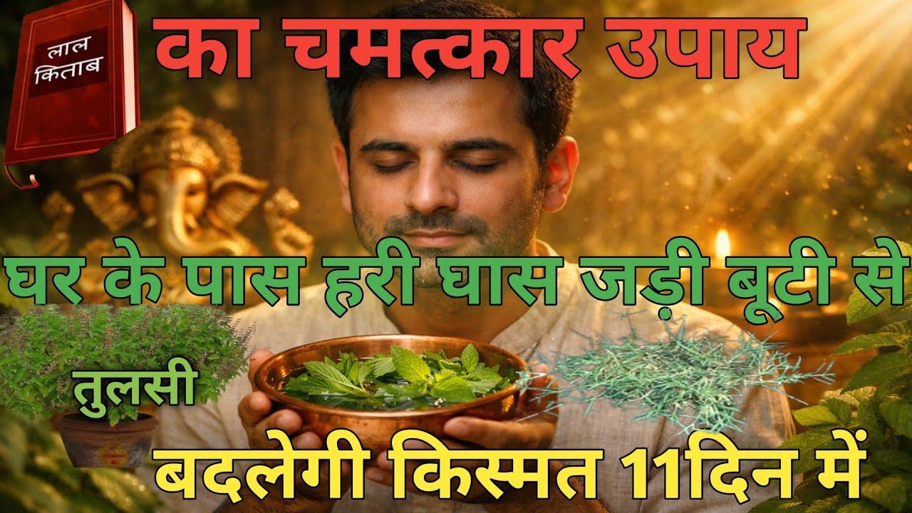 घर में रखी ये हरी जड़ी बूटी बदल देगी किस्मत | लाल किताब का गुप्त उपाय | 11 दिन में चमत्कार