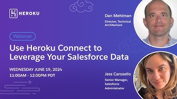 Use Heroku Connect to Leverage Your Salesforce Data