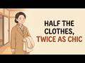 Why Japanese Women Look Elegant With Half the Clothes — Wardrobe Minimalism