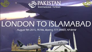 ✈FLIGHT REPORT✈ PIA Pakistan International Airlines, London To Islamabad, Boeing 777-340ER, PK786