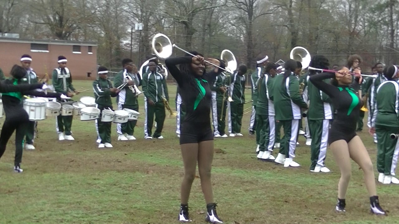 Jefferson Davis Marching Volunteers Band At Bellingrath 2017 New Year's