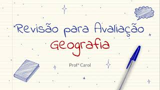 Revisão de Geografia (5º ano) - 2º Bimestre