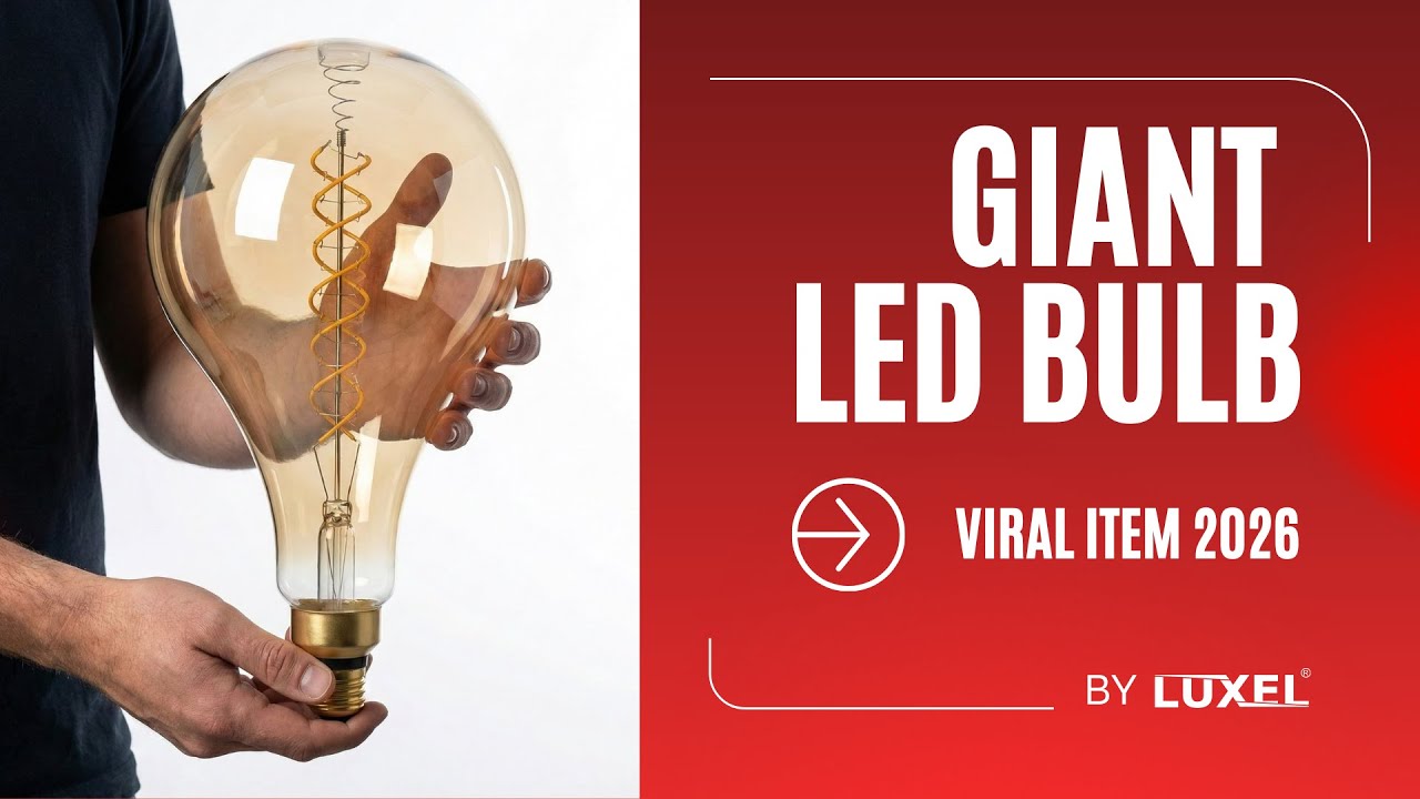 Giant LED Bulb That Instantly Changes Any Space