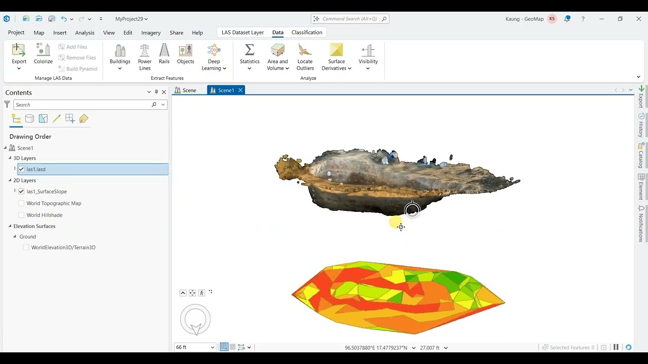 Visualize 3D Point Clouds in ArcGIS Pro