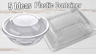 5 Amazing Ways to Repurpose Plastic Food Containers! Best Reuse Ideas