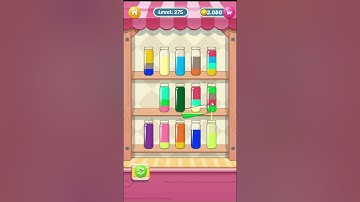 Water sort Puzzle level 275 (play on Facebook)
