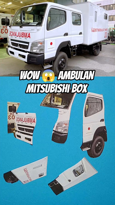 Subhanallah!! Mobil ambulan Mitsubishi box 😱 #shorts #ambulance #puzzle