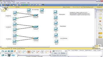 Packet tracer switch VLAN tutorial cisco video tranning part 1