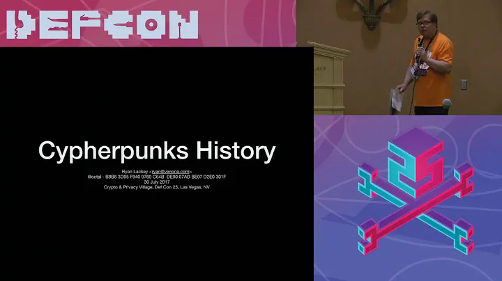 DEF CON 25 Crypto Village - Ryan Lackey - Cypherpunks History