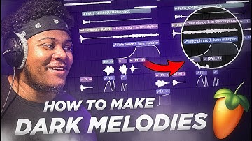 How to Make CRAZY Dark Melodies! (Nami, Coop The Truth, Xynothing) | FL Studio 20 Tutorial
