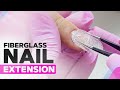 Fiberglass Nail Extension | Simple Pastel Almond Nails