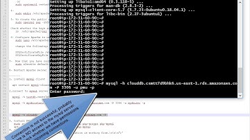 Login to MySql instance from Linux server