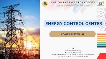 DESIGN THINKING BASED APPRACH -  ENERGY CONTROL CENTER | POWER SYSTEM II | SNS INSTITUTIONS