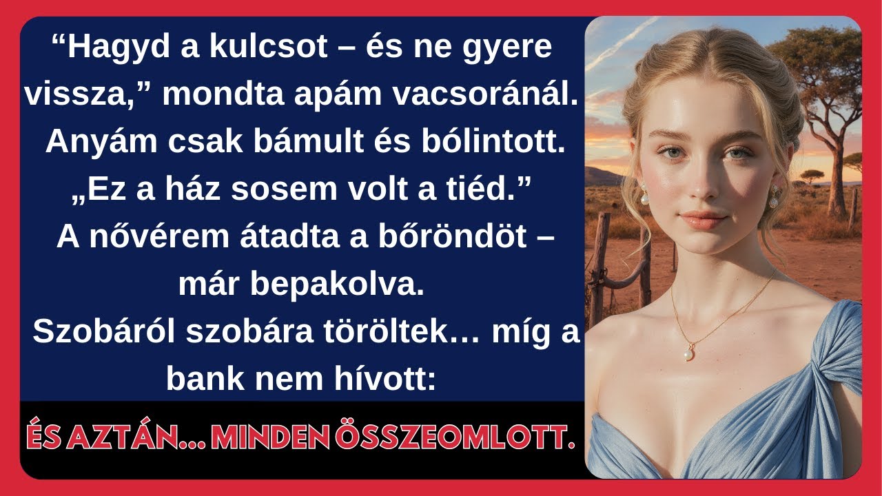 A szüleim azt mondták: „Hagyd a házkulcsot—fogd a bőröndöd és menj” Aztán a bank tulajnak hívott
