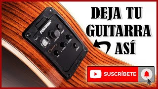 HOW TO INSTALL A MICROPHONE  PICKUP TO ACOUSTIC GUITAR EQ  PREAMPLIFIER