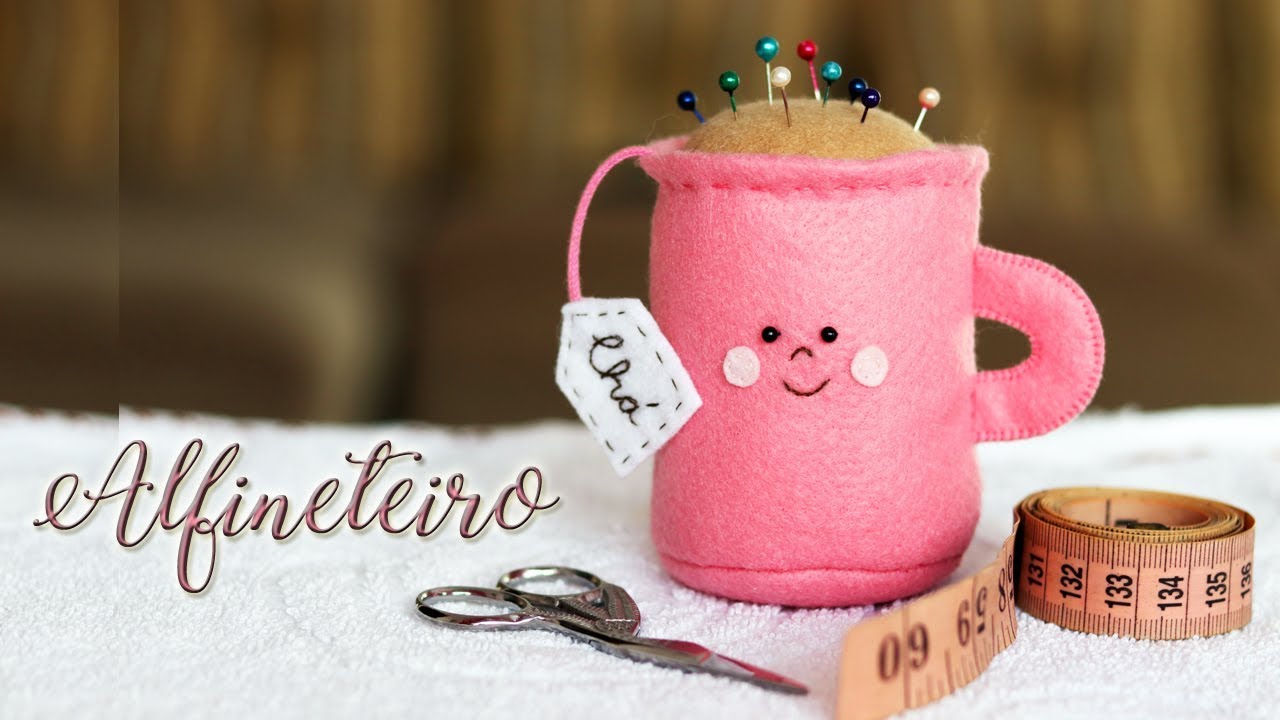Artesanato passo a passo: Alfineteiro de feltro