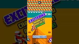 Crashing is so annoying in Excitebike #retrogaming #gaming #nintendo #nes #excitebike #motocross