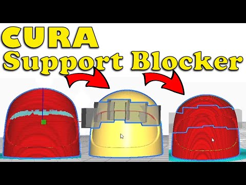 Cura Support Blocker - Tutorial