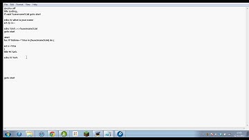 Basic Batch programming: ep 4