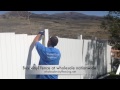 INSTALL VINYL FENCE ON A HILL