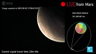 L'ESA diffuse en direct des images de la planète Mars • FRANCE 24