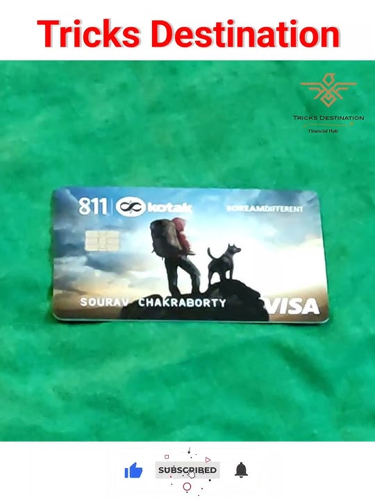 Kotak Mahindra Bank Credit Card | 811 Dream Different Credit Card | Free  TRICKS DESTINATION #shorts